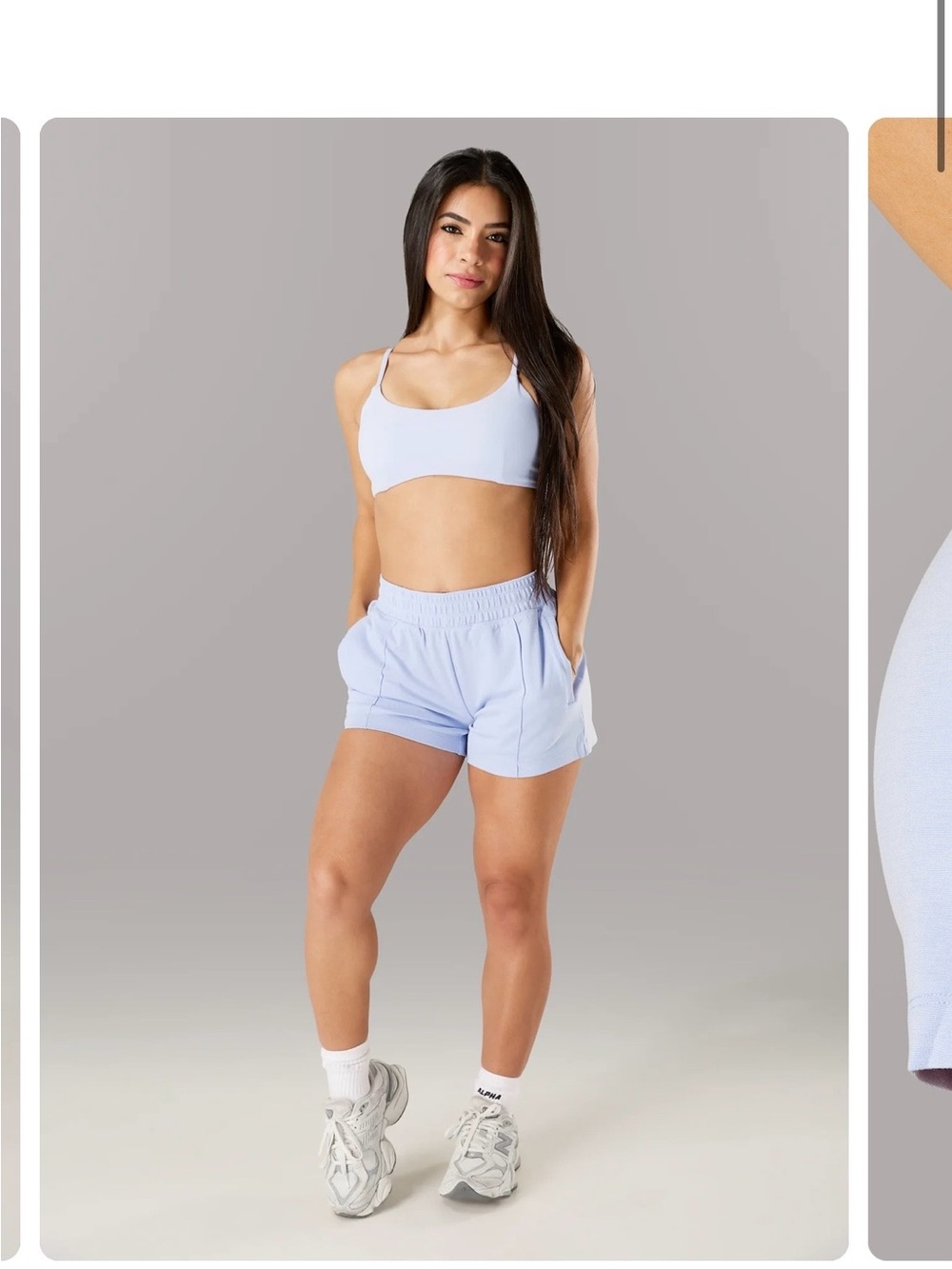 Alphalete COCO Shorts skyline